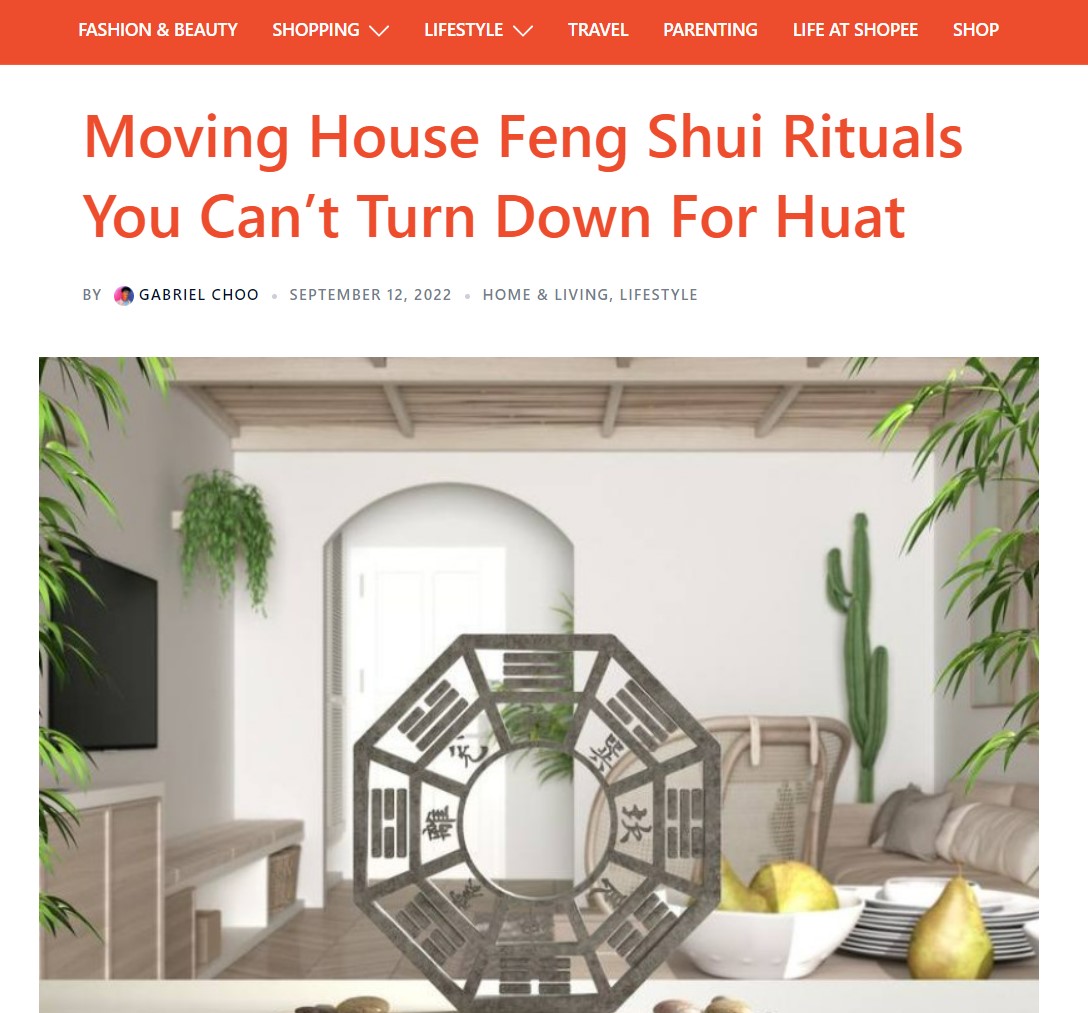 Shopee Blog Moving House Feng Shui Rituals You Cant Turn Down For Huat · Singapore Feng Shui 4898